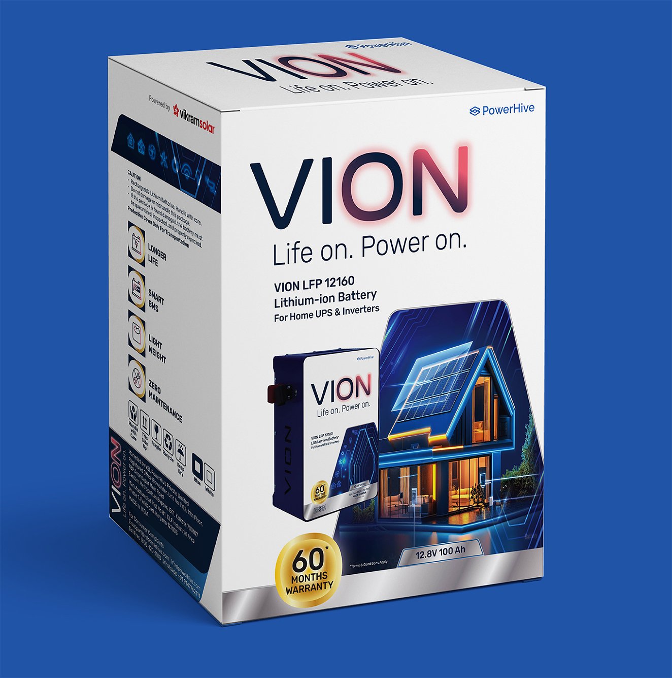 VION lithium-ion battery packaging